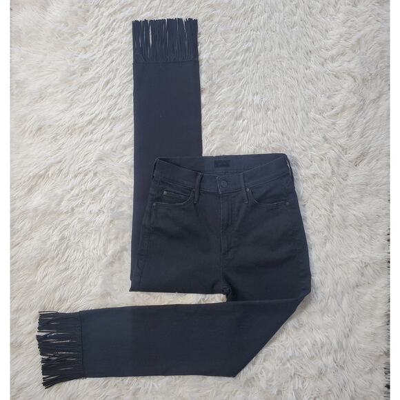 Mother High Waisted Rascal Crop Fray Jeans 26 / 2 - Picture 1 of 11